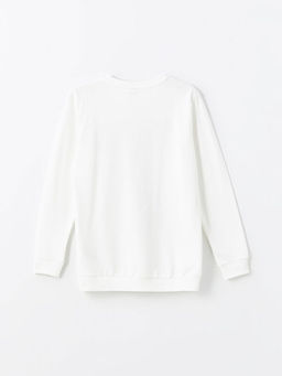 Bisiklet Yaka Sonic Bask?l? Erkek ?ocuk Sweatshirt - Waikiki фото 3