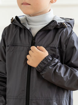 Ветровка детская серая