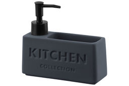 Диспенсер для моющего средства 420 мл, 16.5*5,5*14.5 см, KITCHEN, графит - Elan gallery фото 4