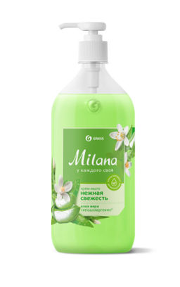 Крем-мыло жидкое увлажняющее Milana алоэ вера (500 мл) - Grass фото 2