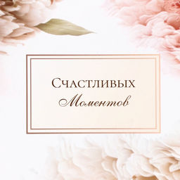 Пакет подарочный ламинированный «Счастливых моментов»,13×23×7 см