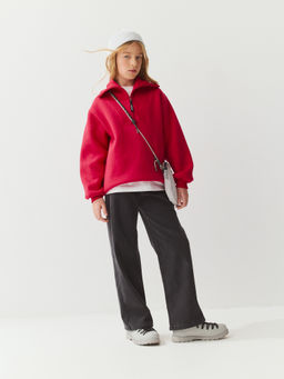 Свитшот Малина утепленный 7+ - Bungly фото 4