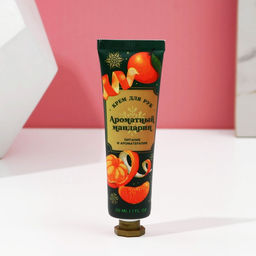 Новогодний подарочный набор косметики Аромат праздника, гель для душа шампанское 250 мл и крем для рук 30 мл, Чистое счастье  фото 7