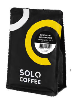 Кофе в зернах Solo Coffee Бразилия Моджиана (100% арабика), свежеобжаренный  фото 2