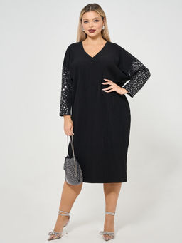 Платье 0050-10 чёрный - Dora фото 6