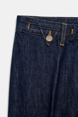 JEANS ZW COLLECTION FLARE TIRO ALTO / Azul - Zara фото 12