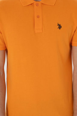 Erkek Slim Fit Polo Yaka Turuncu Basic Ti__rt Sepette S_rpriz _ndirim - U.s. polo assn фото 6