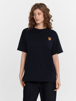 Футболка женская черная с принтом черный +печать 112934 - Mark formelle фото 4