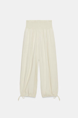 PANTAL?N CINTURA EL?STICA / Beige - Zara фото 5