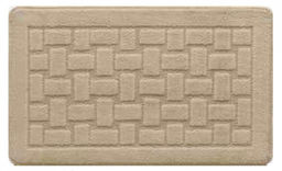 Набор ковриков 2-х пр. для ванны туалета (60*50/60*100) HASIR 10 BEIGE - Efor фото 2