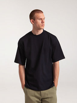 Футболка ЗАПОРОЖЕЦ Blank oversize DEEP BLACK  фото 5