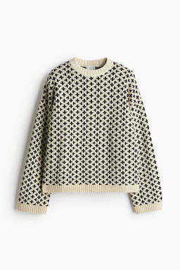 Jersey en punto jacquard