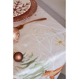 Скатерть новогодняя Этель Christmas forest, 150?220 3 см с ГМВО, 100% хлопок, 190 г/м?