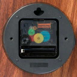 Часы настенные классические, светящиеся, d=30 см, дерево