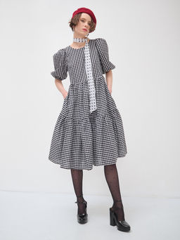 Платье с рукавами-буфами OD-789-3 - Tantino фото 3