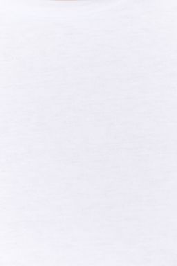 Siyah-Beyaz 2li Paket %100 Pamuk Crop Bisiklet Yaka Orme T-Shirt TWOSS20TS1480