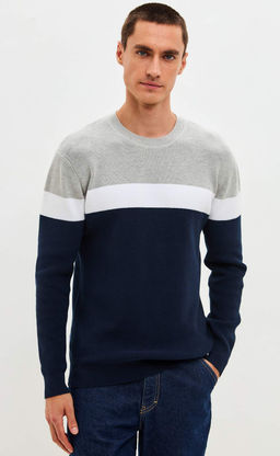 Свитер P521-1568 d.blue - Primm фото 11