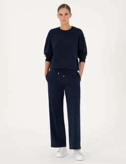 Lacivert Oversize Sweatshirt - Pierre cardin фото 4