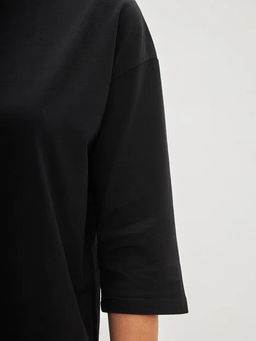 Лонгслив F112-1001. black - Fine joyce фото 5