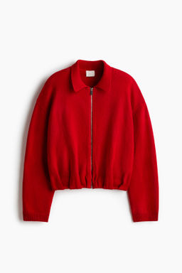 C?rdigan oversize con cremallera
