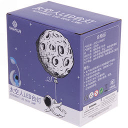 Цена за 2 шт. Светильник настольный "Cosmo-Любимая Луна" LED 28*11,5*7,5см USB 4v 3w, Красно-белый