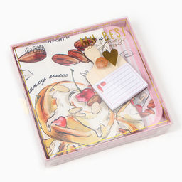 Набор подарочный Булочки: полотенце 40?73 см, прихватка 19?19 см, магнит 11?7 см - Этель фото 9