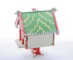 Новогоднее украшение интерьера: Избушка на курьих ножках 1013 Green - Idh фото 2