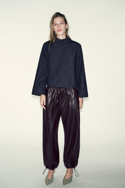 Z1975 DENIM HIGH NECK SHIRT