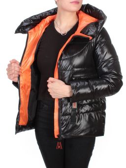 2197-1 BLACK Куртка зимняя женская MONGEDI (200 гр. холлофайбера) - Fashion фото 9