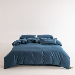 Комплект постельного белья Однотонный Сатин Элитный на резинке OCER017 180*200*30;160*200*30;140*200*30 Евро 4 Наволочки