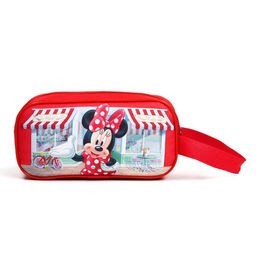 Косметичка детская на молнии, 22×11×1.5 см, для девочки, косметичка, Минни Маус