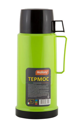 Термос в пластиковом корпусе со стеклянной колбой 2644H, 1,0 л. 001721 - Скрап фото 2