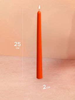 Свеча тонкая 2х2х25 см, соевый воск МИКС