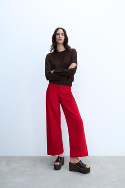 ZW COLLECTION WIDE-LEG HIGH-WAIST JEANS - Zara фото 50