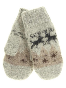 Варежки детские круговые "Два оленя" 0507-2