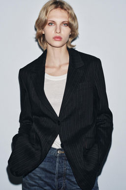 STRIPED BLAZER ZW COLLECTION LIMITED EDITION - Zara фото 2