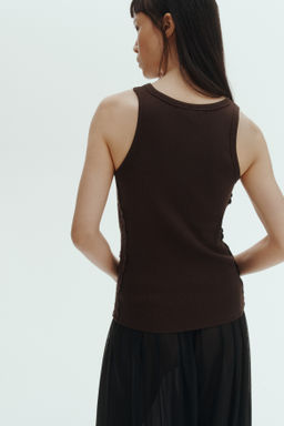 Top de canal? con inserci?n de encaje - H&m фото 5