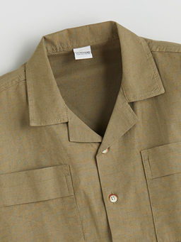 Keten Kar???ml? Erkek ?ocuk G?mlek