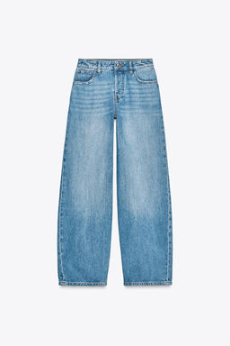 Z1975 BALLOON HIGH-WAIST JEANS - Zara фото 4