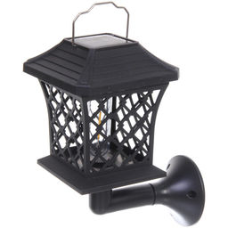 Фонарь садовый "Винтаж" 12*12*13,5 см (h=60 см) на солнечной батарее (универсальный), тёплый белый