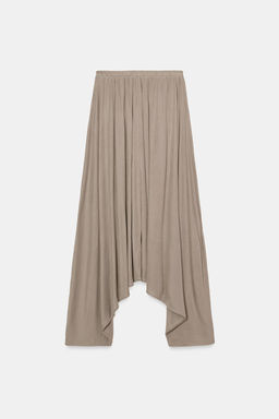 PANTAL?N BOMBACHO FLUIDO / Camel claro - Zara фото 5