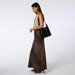 Сумка женская TEXTURA на винтовом замке, 24×11×24 см, чёрная