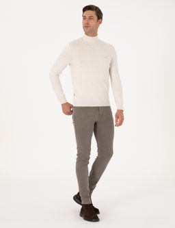 Ta_ Slim Fit Bal_k__ Yaka Basic Triko Kazak - Pierre cardin фото 4
