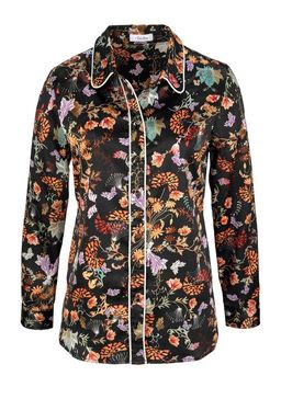 Блузка, черно-пестрая