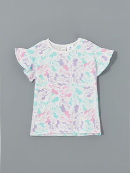 Minnie Mouse Bask?l? K?z Bebek Ti??rt ve Tayt 2li