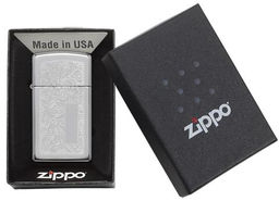 Зажигалка IPPO узкая Венецианская | Slim® Venetian® ZIPPO 1652  фото 5