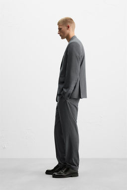 HOUNDSTOOTH SUIT TROUSERS - Zara фото 4