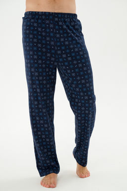 Брюки домашние мужские из кулирки темно-синие