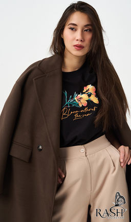 Футболка Цветы Цвет:как на фото