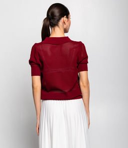 Футболка #КТ82234, бордовый - Dommod фото 4